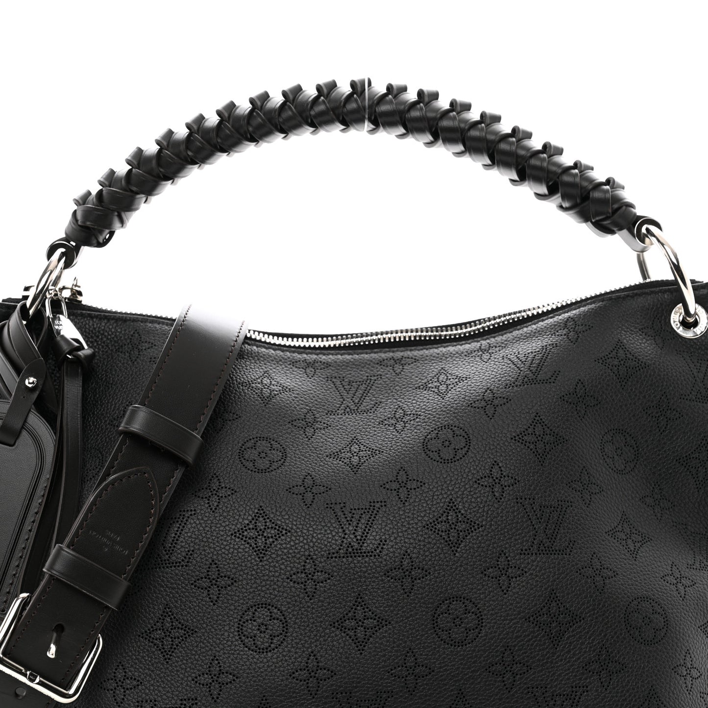 LOUIS VUITTON Mahina Beaubourg Hobo MM Black