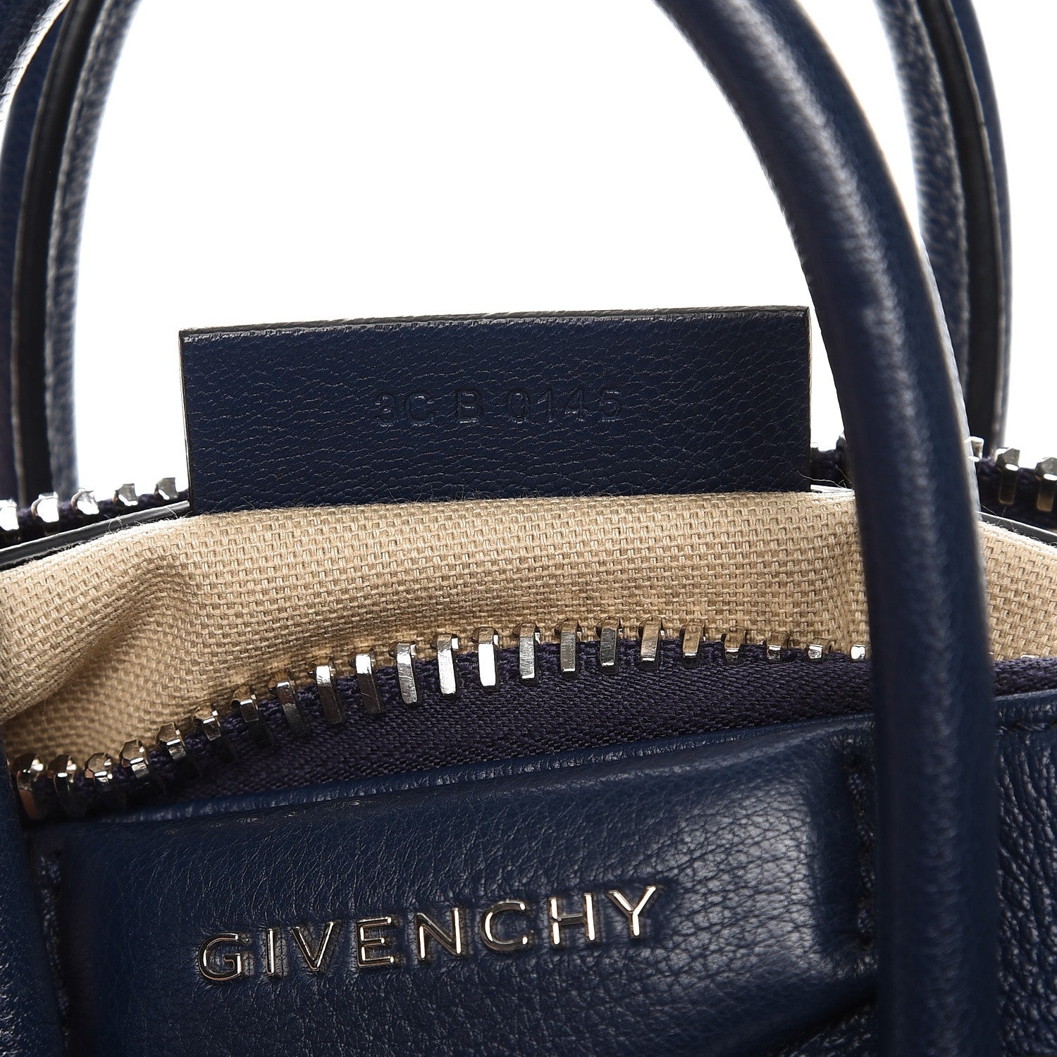 Givenchy Sugar Goatskin Mini Antigona Navy 6 of 7