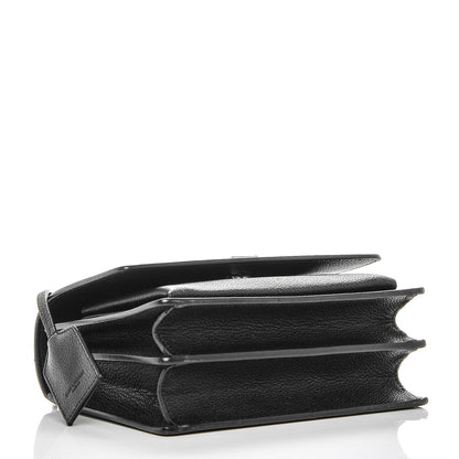 Saint Laurent Grained Calfskin Small Monogram Sunset Black 4 of 6