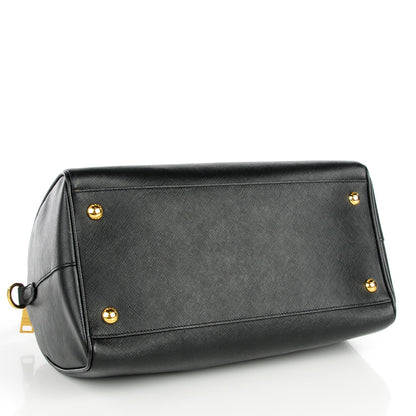 Prada Saffiano Lux Bowler Black 4 of 8