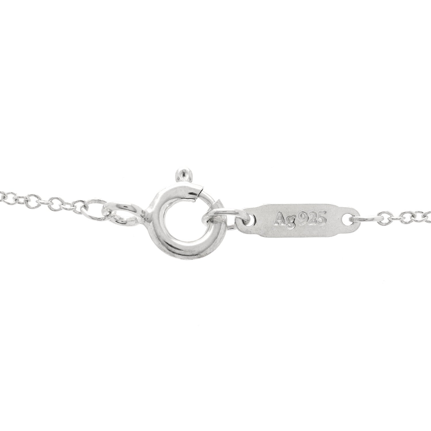 Tiffany Sterling Silver Small Return to Tiffany Heart Pendant Necklace 4 of 5