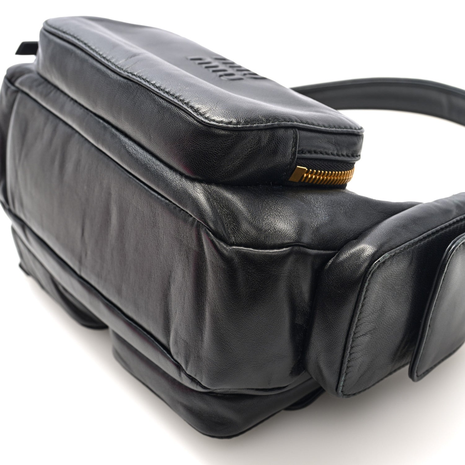 Miu Miu Nappa Multi Pocket Hobo Black 9 of 9