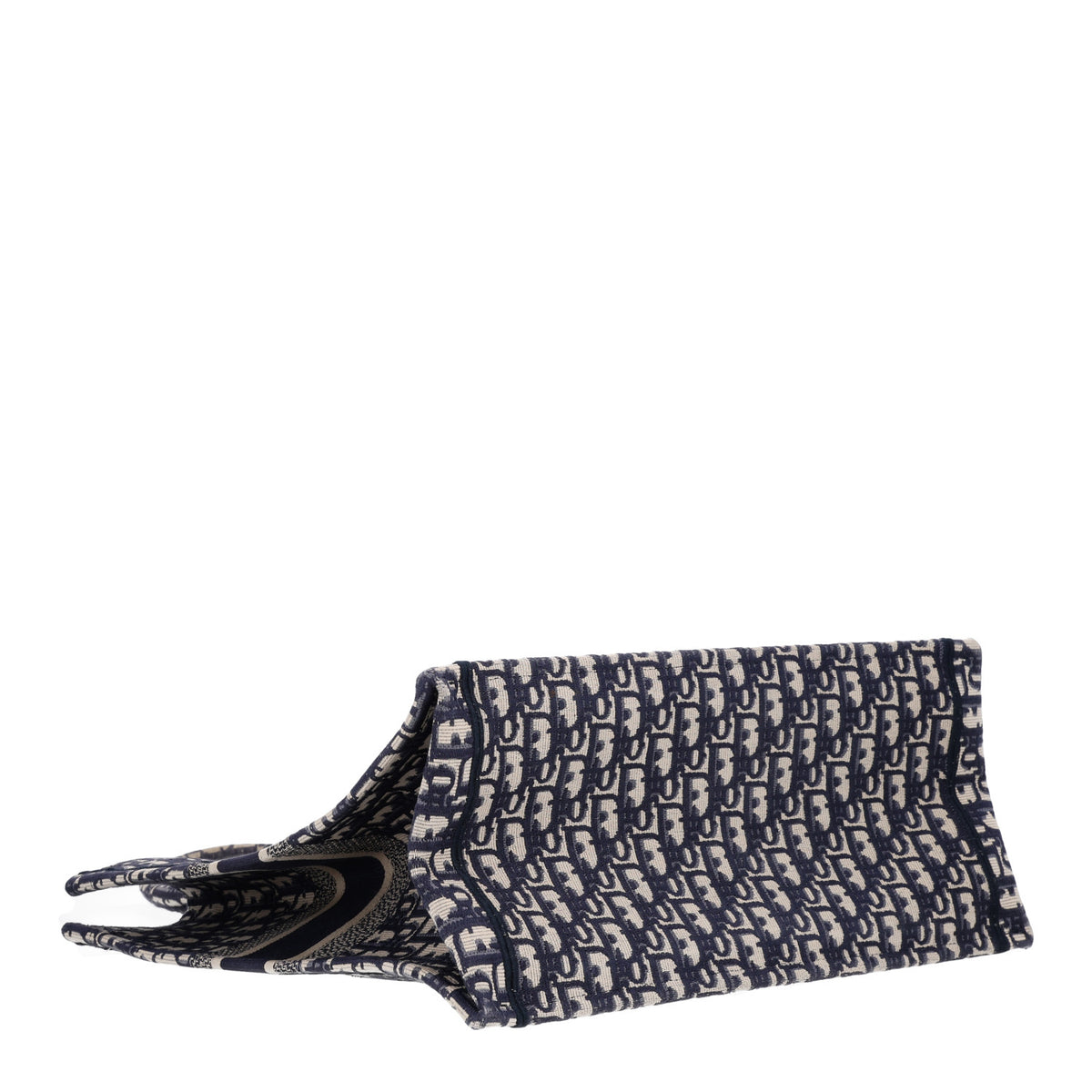 Oblique Large Book Tote Blue Multicolor
