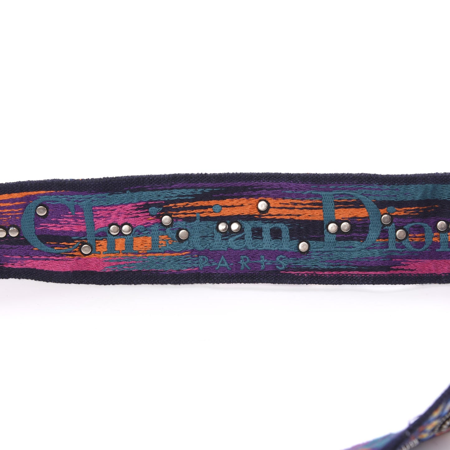 Canvas Embroidered Studded Mexico Shoulder Strap Multicolor