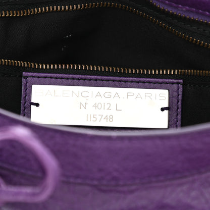 Balenciaga Agneau Classic Hardware City Dark Violet 6 of 14