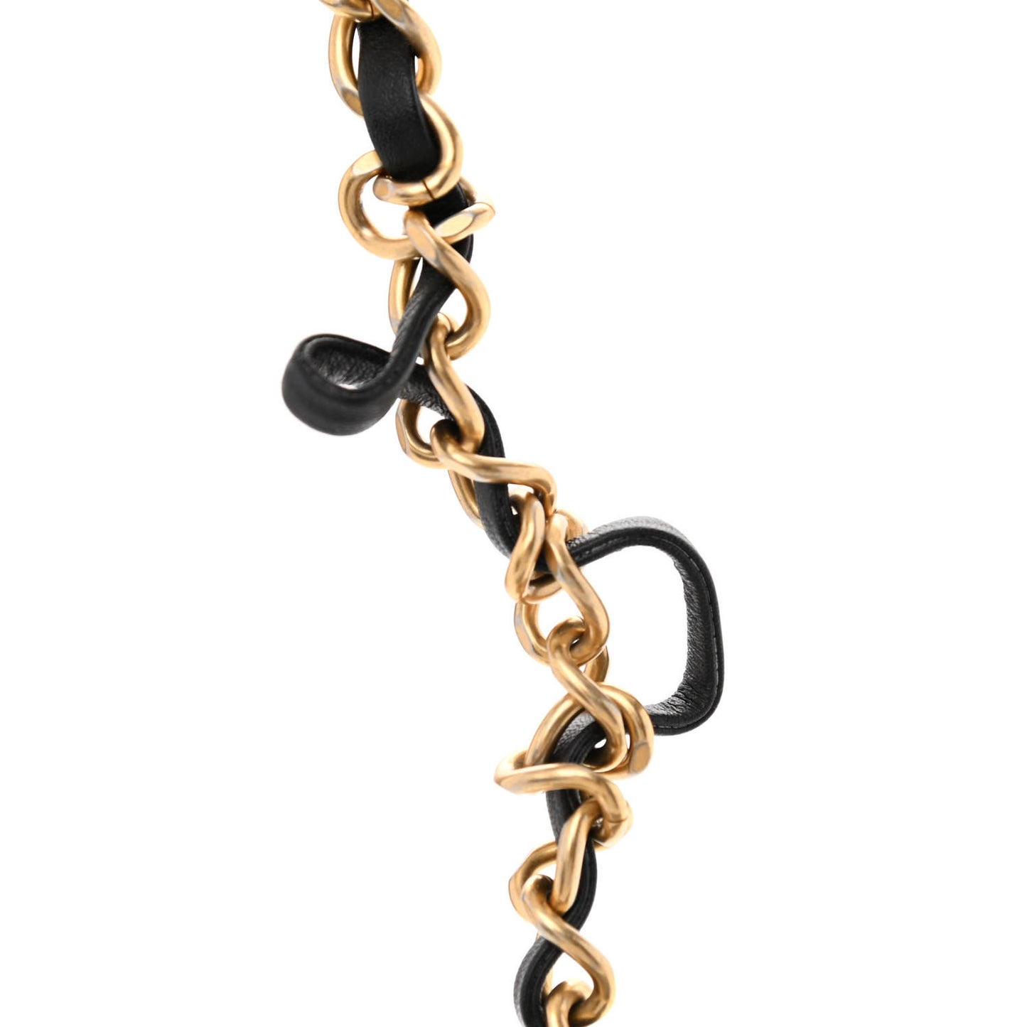 Goatskin Quilted Chic Pearls Flap Black