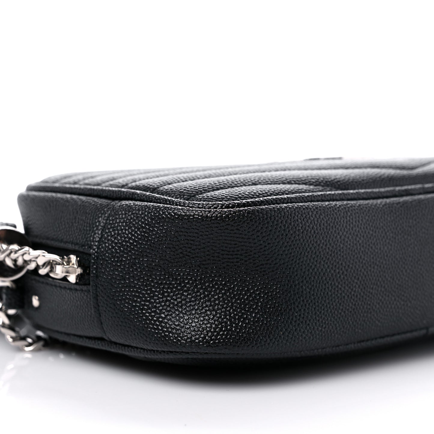 Grain De Poudre Matelasse Monogram Mini Lou Camera Bag Black