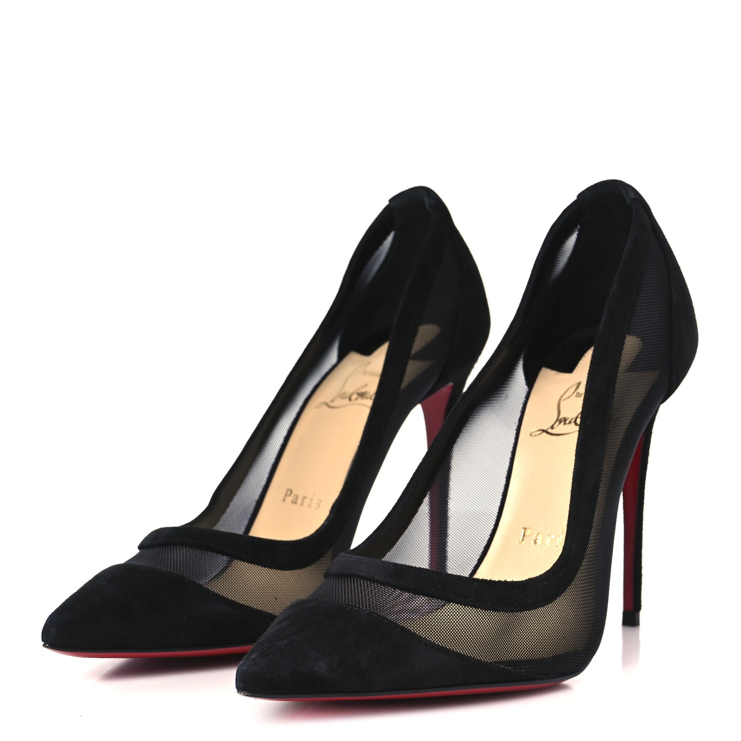 Veau Velours Rete Galativi 100 Pumps 37.5 Black