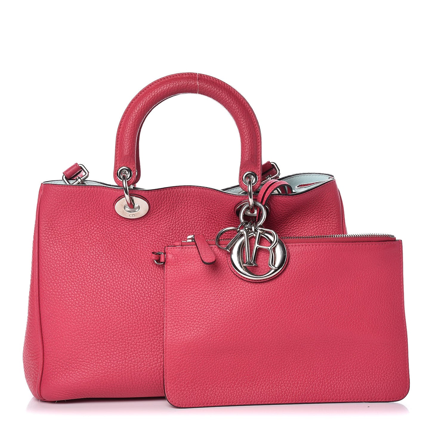 Calfskin Medium Diorissimo Bag Toxic Purple