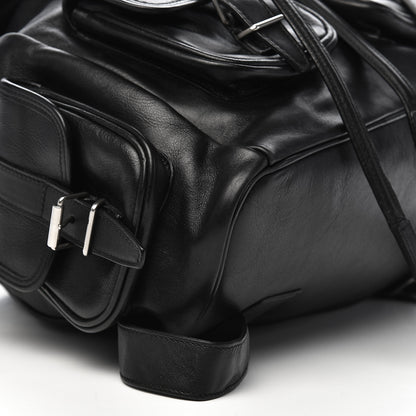 Saint Laurent Smooth Calfskin Roc Sack Backpack Black 9 of 15