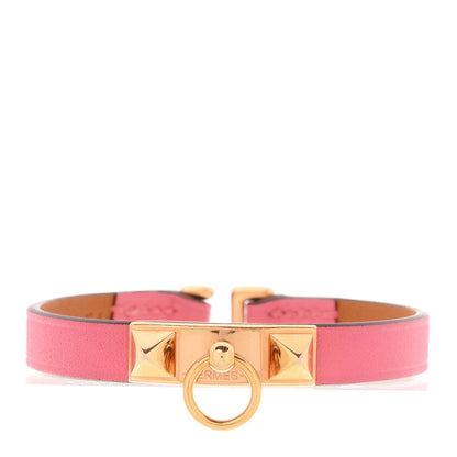 Hermes Swift Rivale Mini Bracelet T4 Rose Azalee 1 of 7