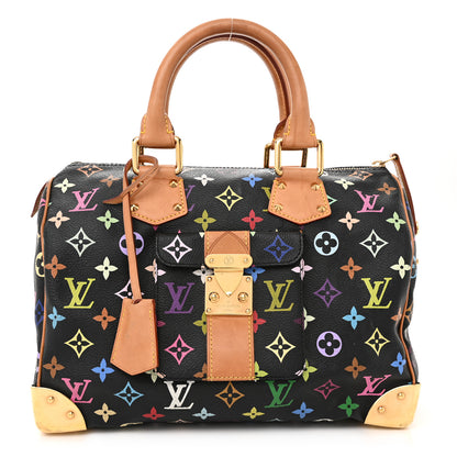 Louis Vuitton Monogram Multicolor Speedy 30 Black 1 of 13