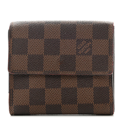 Louis Vuitton Damier Ebene Elise Wallet 1 of 10