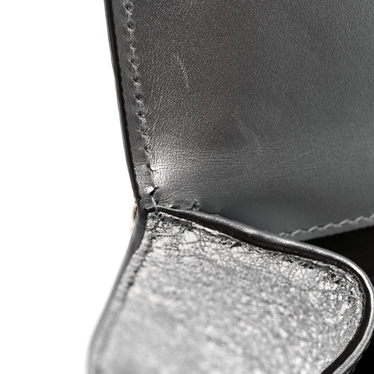 Gucci Galassia Small Padlock Shoulder Bag Argento 10 of 12