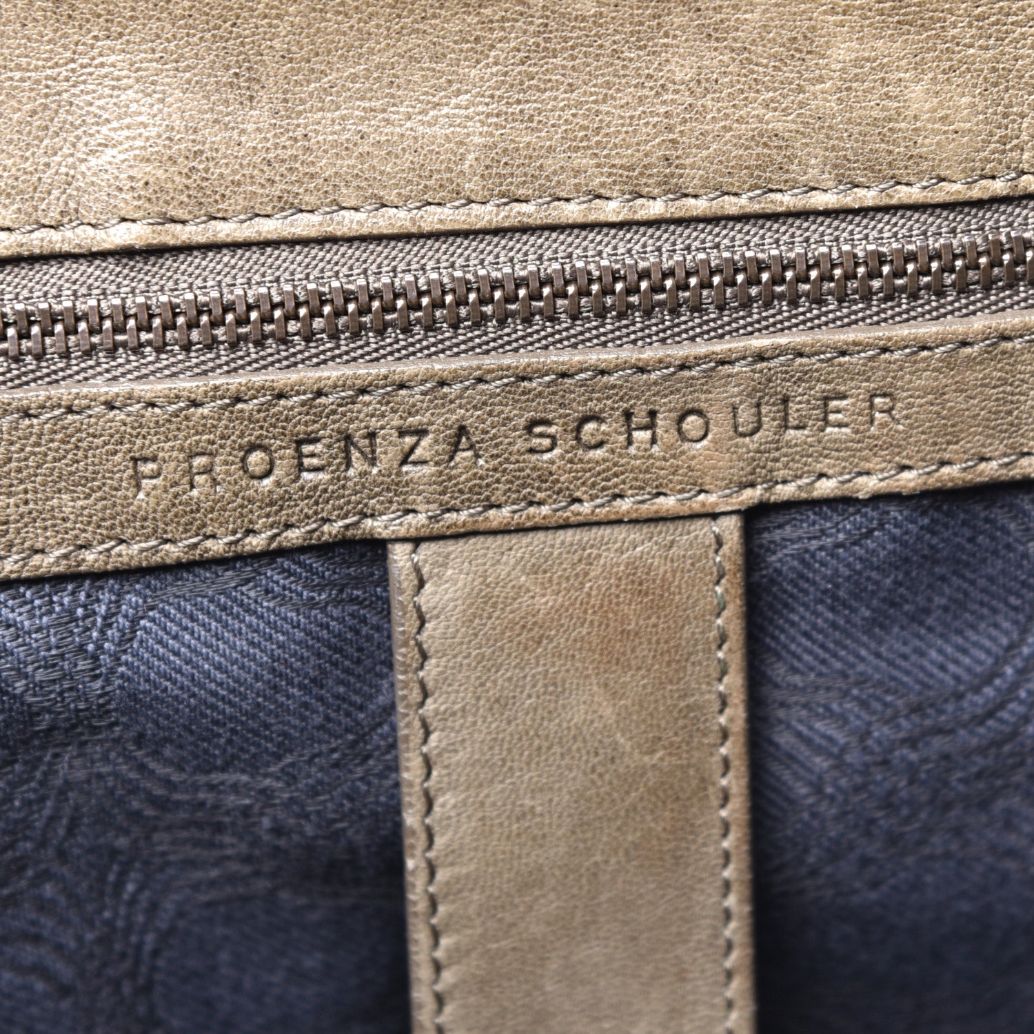 Proenza Schouler Lambskin Medium PS1 Satchel Military 6 of 8