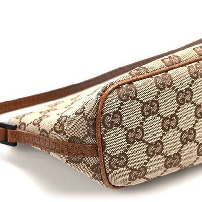 Gucci Monogram Web Boat Pochette Brown 11 of 12