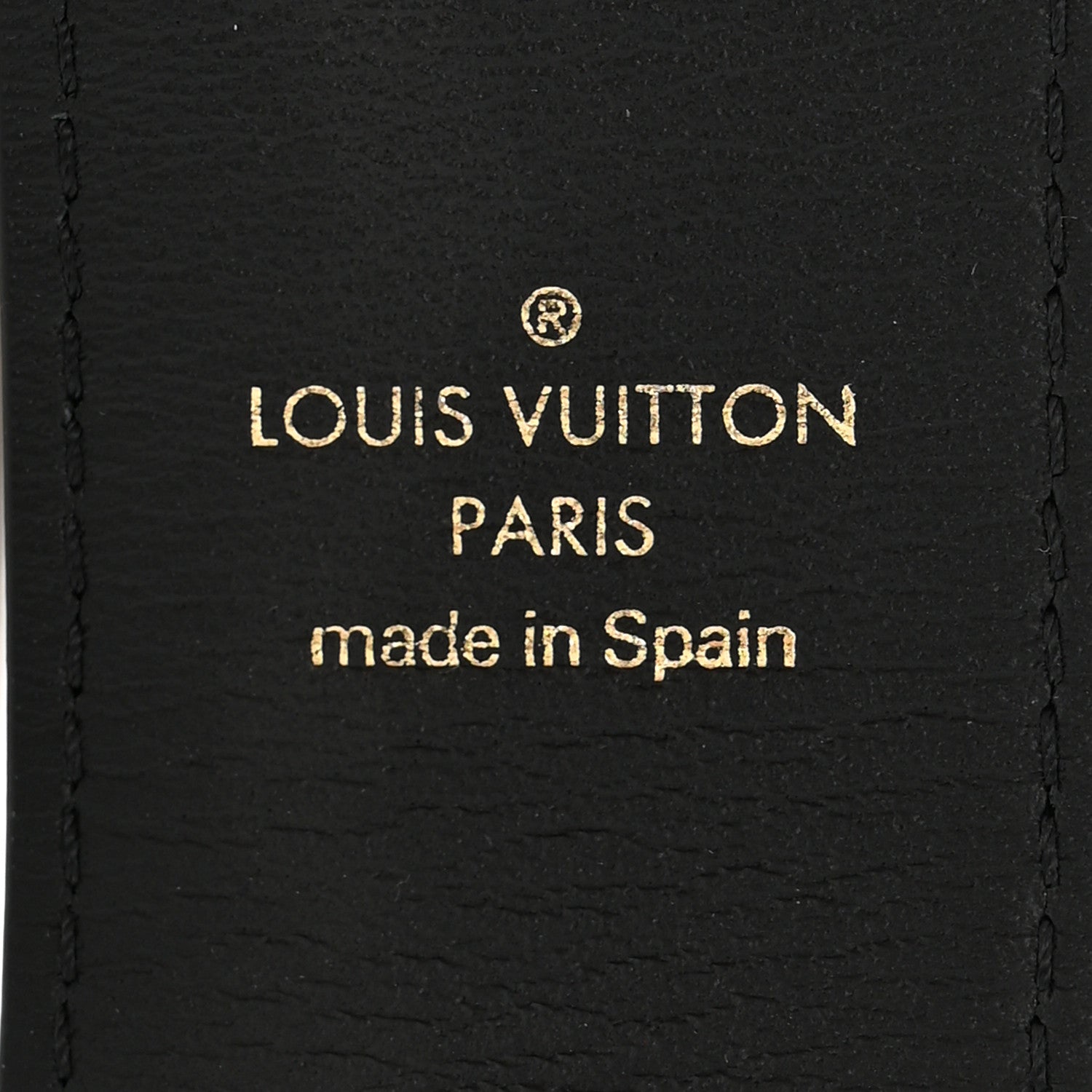 Louis Vuitton Monogram Bandouliere Shoulder Strap Black 3 of 4