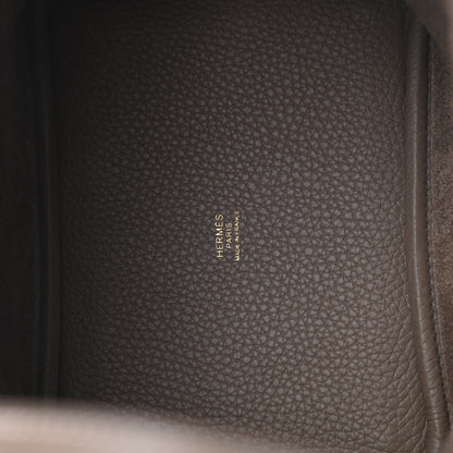 Hermes Taurillon Clemence Picotin Lock 18 PM Etoupe 6 of 11