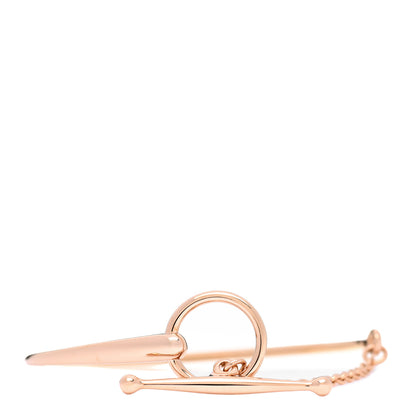 Hermes 18K Rose Gold Filet d'Or Bracelet SH 1 of 4