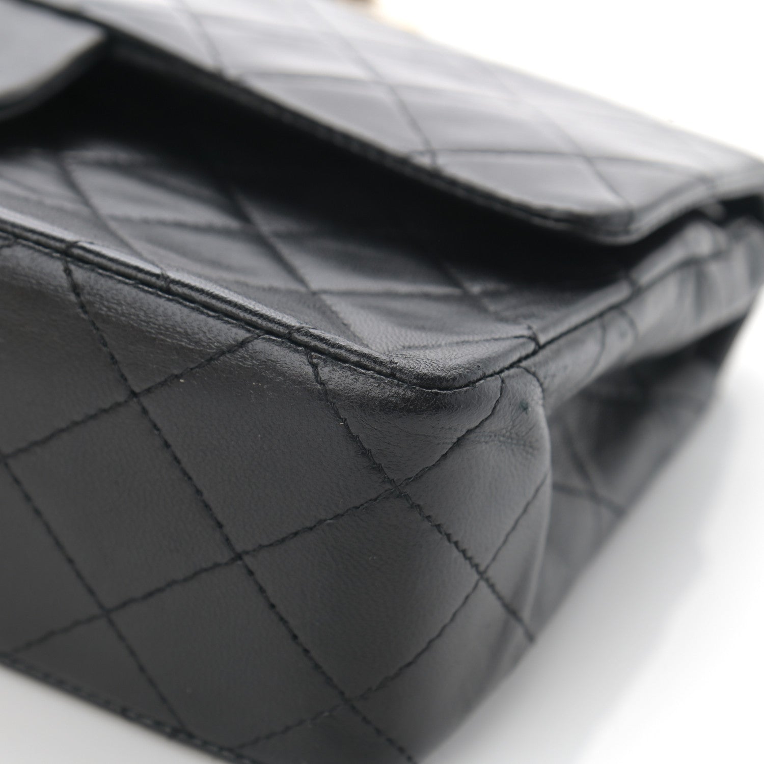 Chanel Lambskin Quilted Small Double Flap Black 11 of 17
