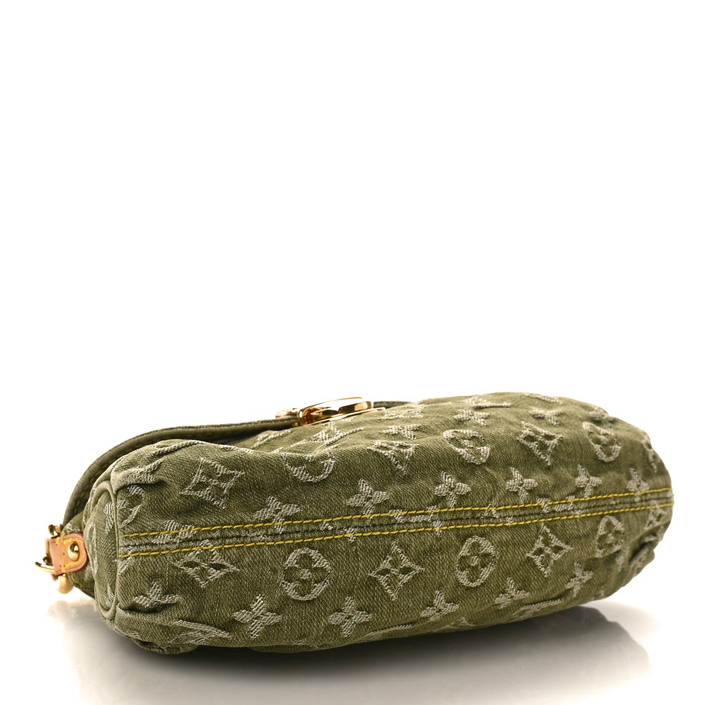 Monogram Denim Mini Pleaty Lichen