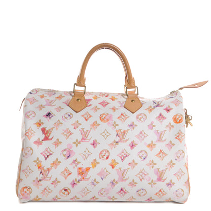 Louis Vuitton Watercolor Aquarelle Speedy 35 White 1 of 7