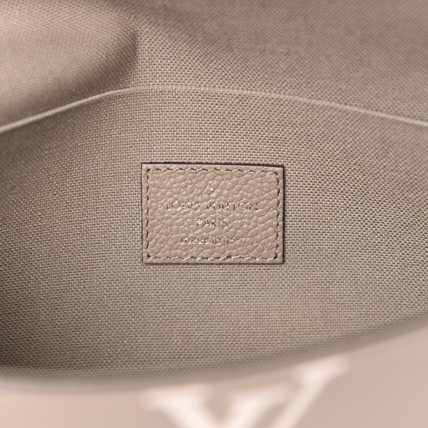 Louis Vuitton Empreinte Monogram Giant Felicie Pochette Tourterelle Creme 6 of 12