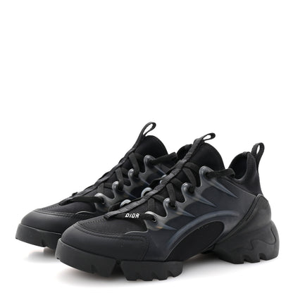 Christian Dior Neoprene Rubber Womens D-Connect Sneakers 38 Black 4 of 9