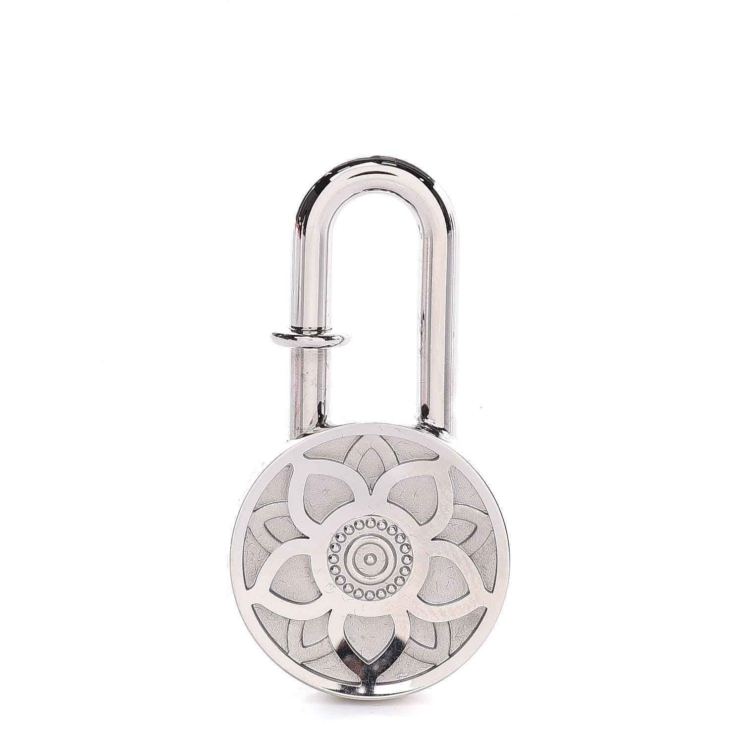 Hermes Palladium Lotus Cadena Lock 1 of 4