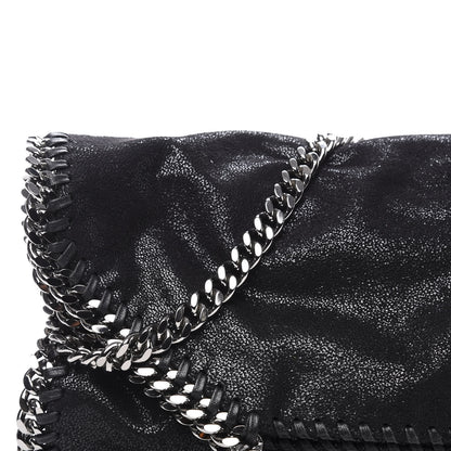 Stella McCartney Shaggy Deer Falabella Fold Over Tote Black 9 of 10