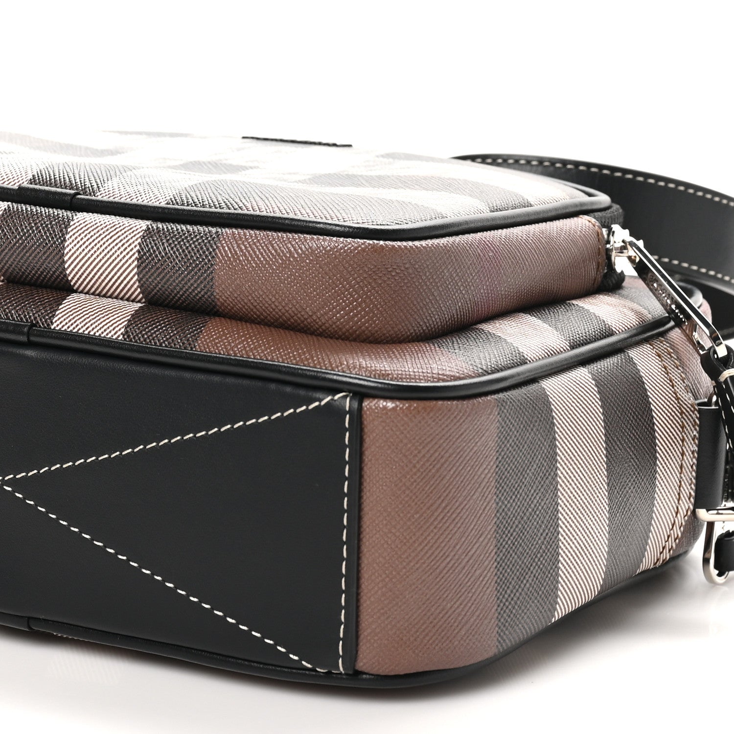 Burberry Canvas Check Paddy Messenger Birch Brown 9 of 9