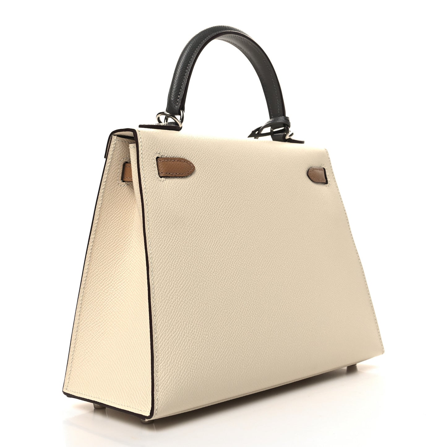 Epsom Tri-Color Kelly Sellier 25 Nata Chai Gris Meyer