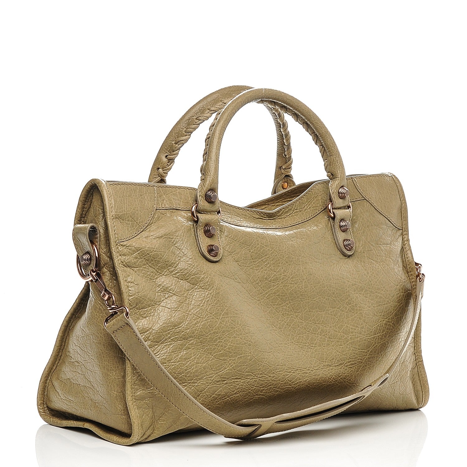 Balenciaga Agneau Giant 12 Rose Gold Hardware City Latte Beige 3 of 7