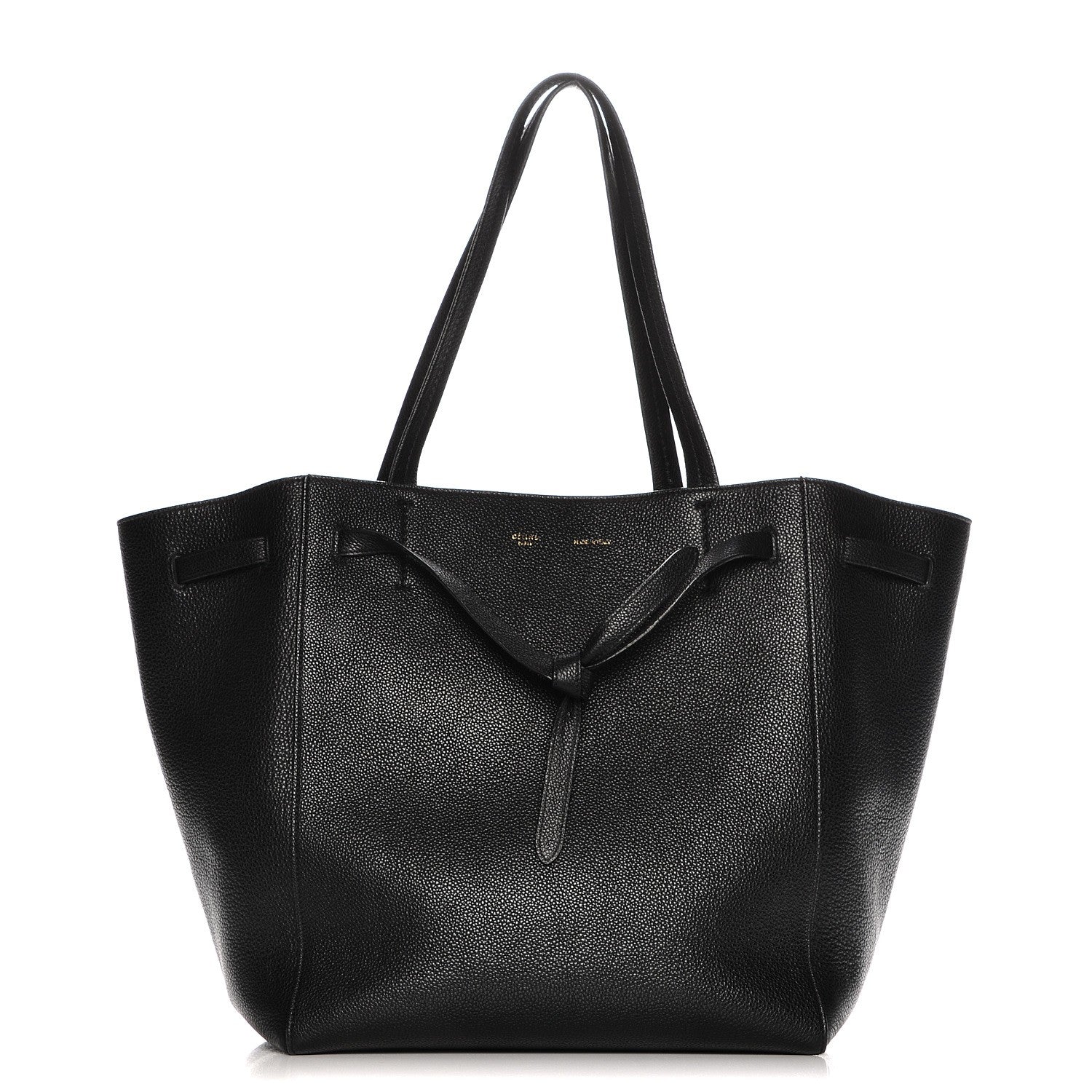 Celine Soft Grained Calfskin Medium Cabas Phantom Black 1 of 9