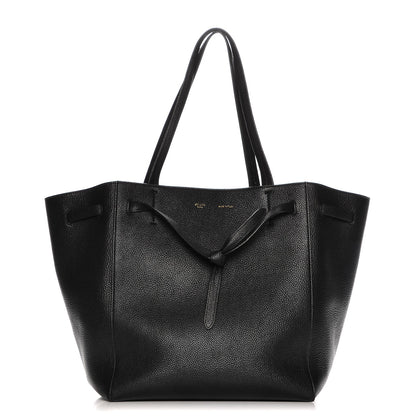 Celine Soft Grained Calfskin Medium Cabas Phantom Black 1 of 9