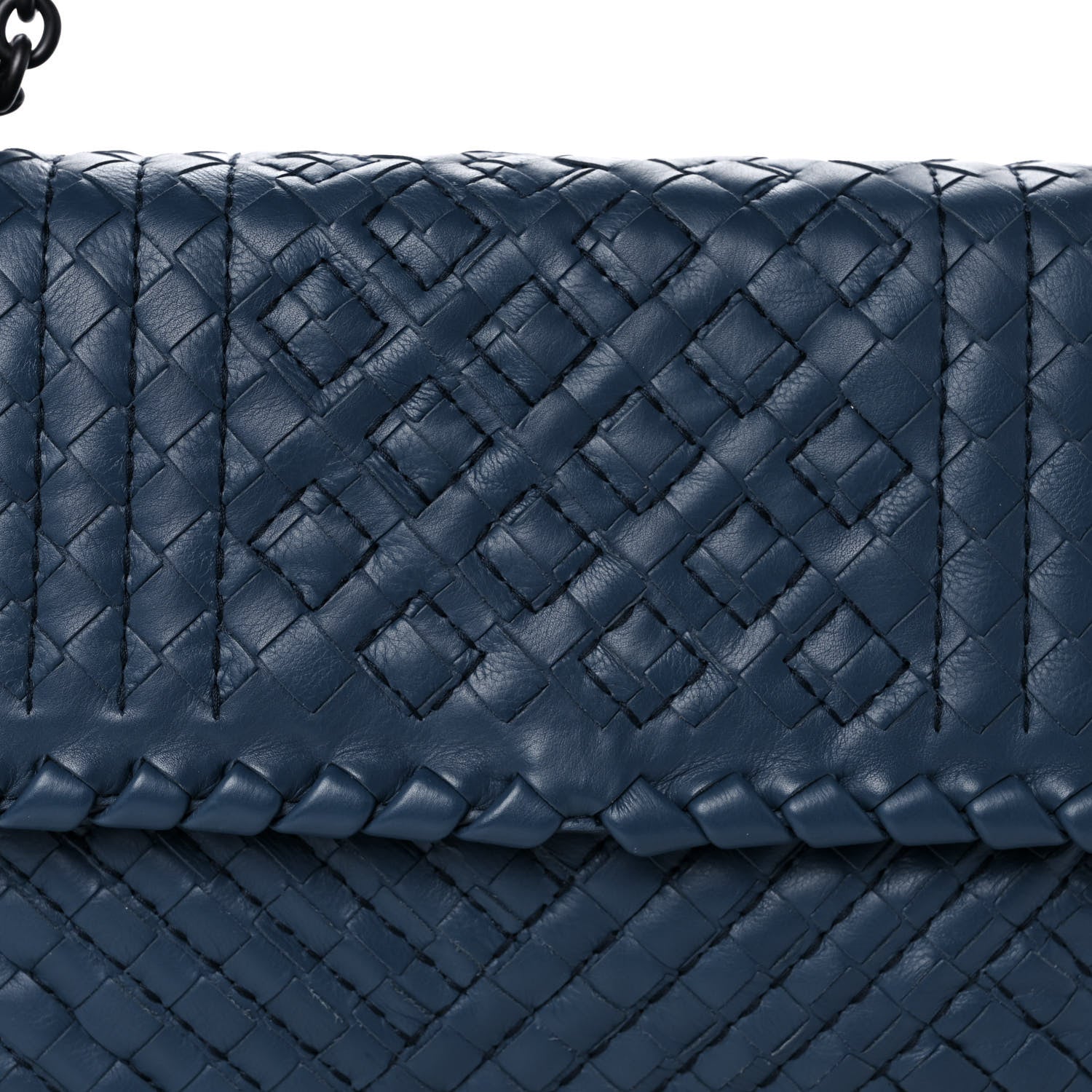 Bottega Veneta Nappa Intrecciato Bag Blue 9 of 12
