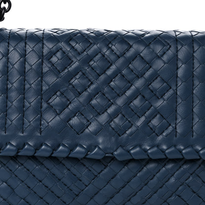 Bottega Veneta Nappa Intrecciato Bag Blue 9 of 12
