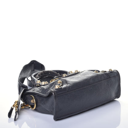 Balenciaga Agneau Giant 12 Gold Hardware Mini City Gris Fossile 5 of 9