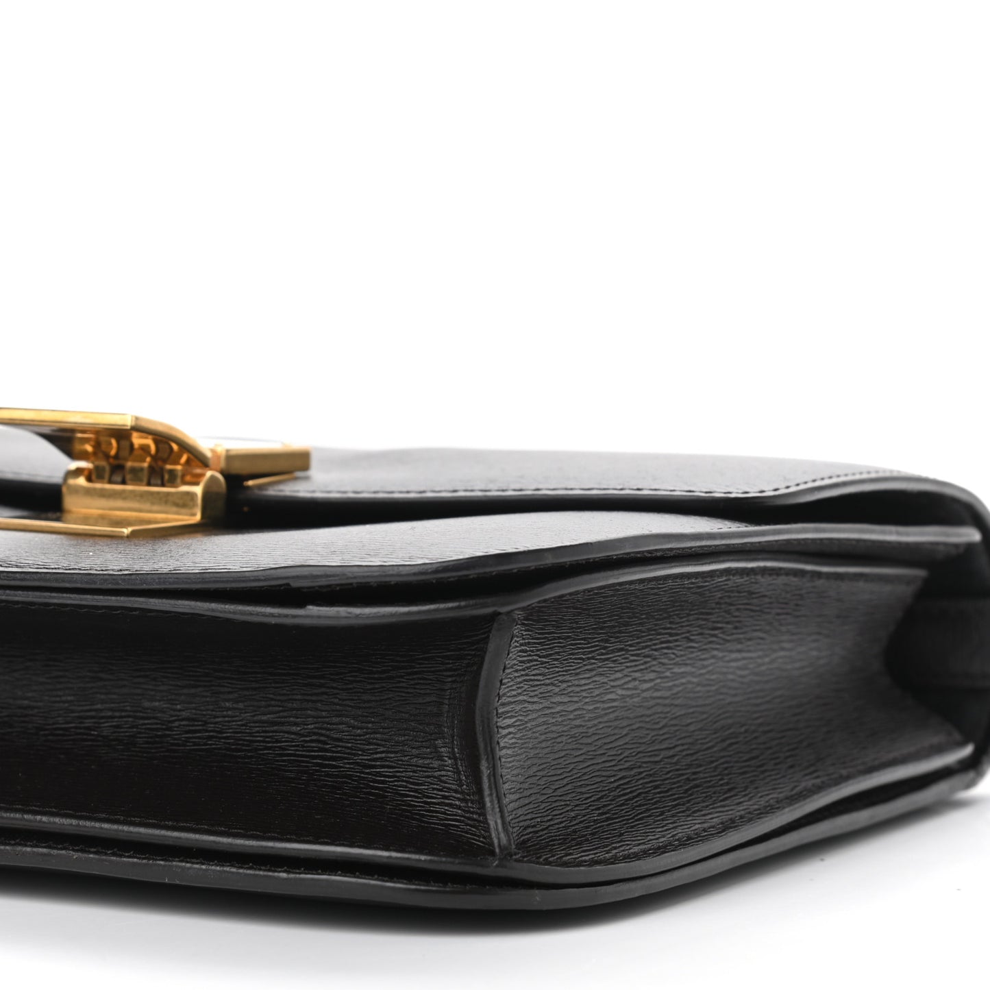 Liege Calfskin Medium Classic Box Flap Bag Espresso