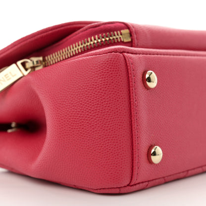 Chanel Caviar Quilted Small Business Affinity Flap Red 9 of 10