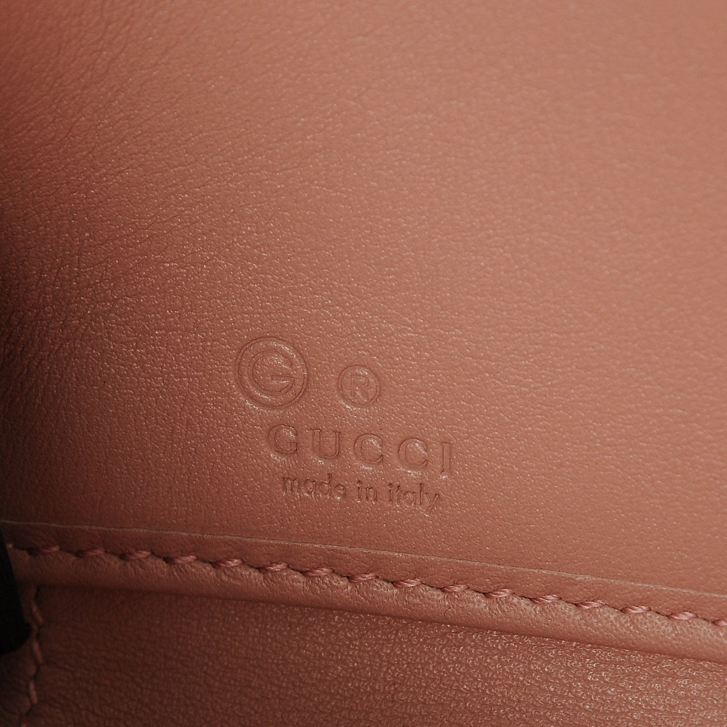 Microguccissima Zip Around Wallet Soft Pink