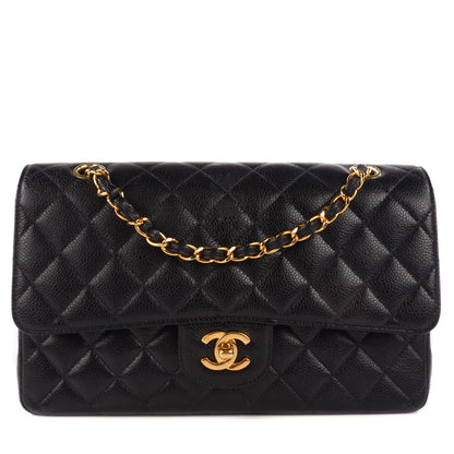 Chanel Caviar Quilted Medium Double Flap Black 1 of 11
