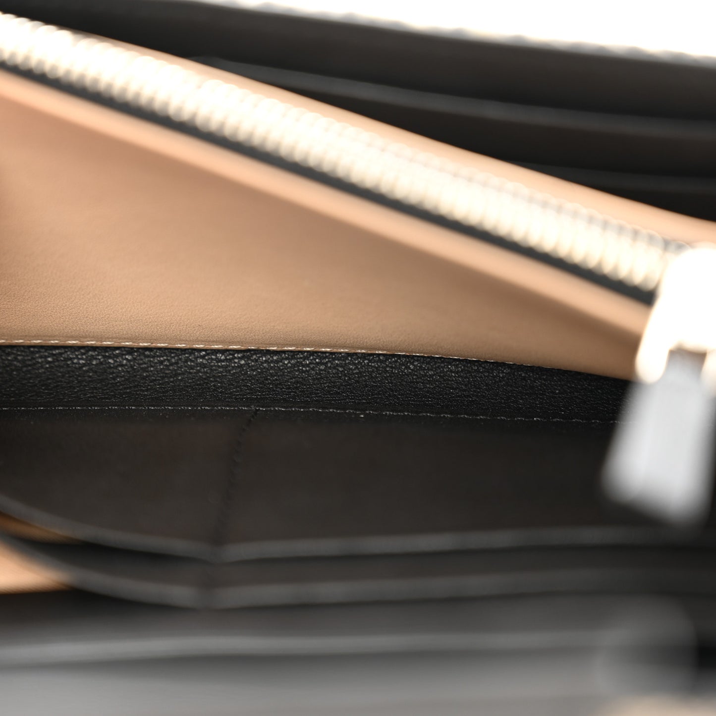 Calfskin Lizard Long Madame Polo Clutch Black