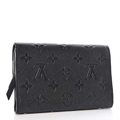 Louis Vuitton Empreinte Compact Curieuse Wallet Black 3 of 8