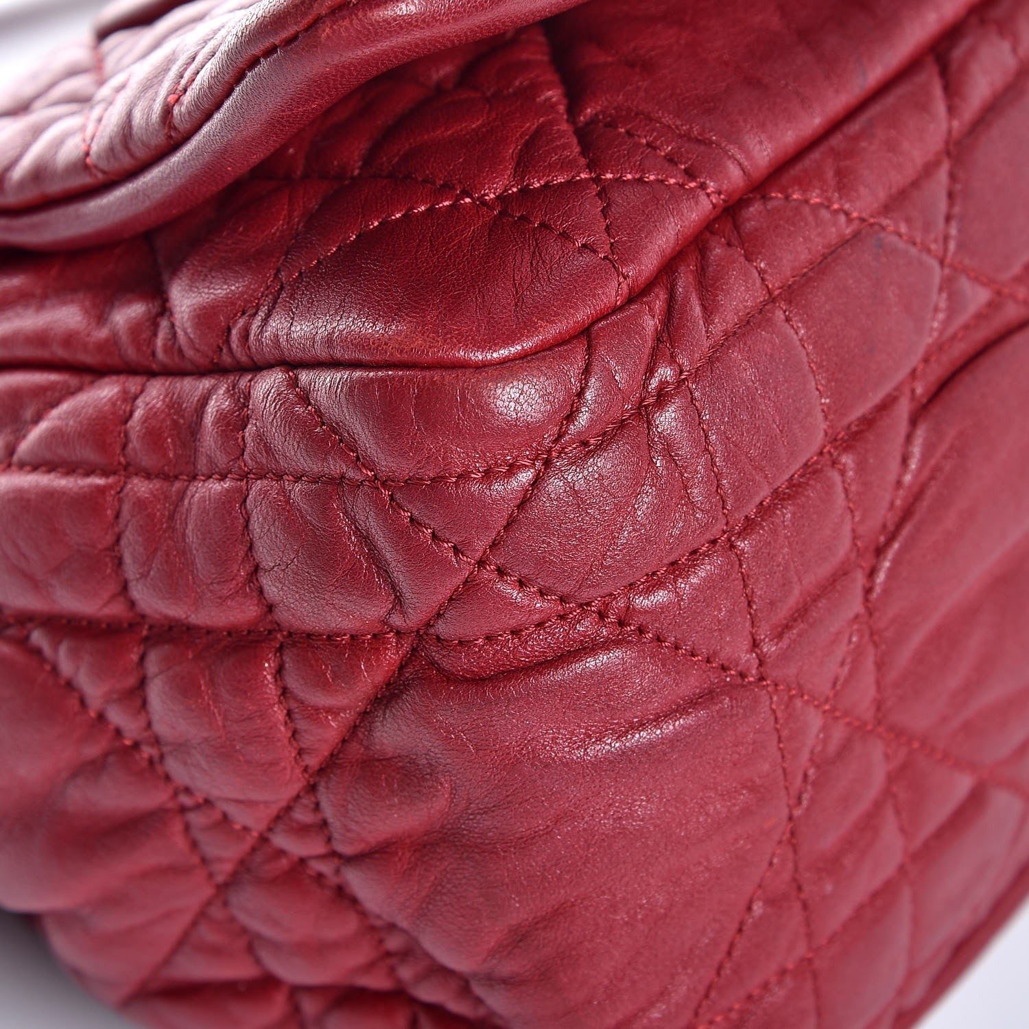 Christian Dior Lambskin Cannage Medium Delidior Flap Red 9 of 11