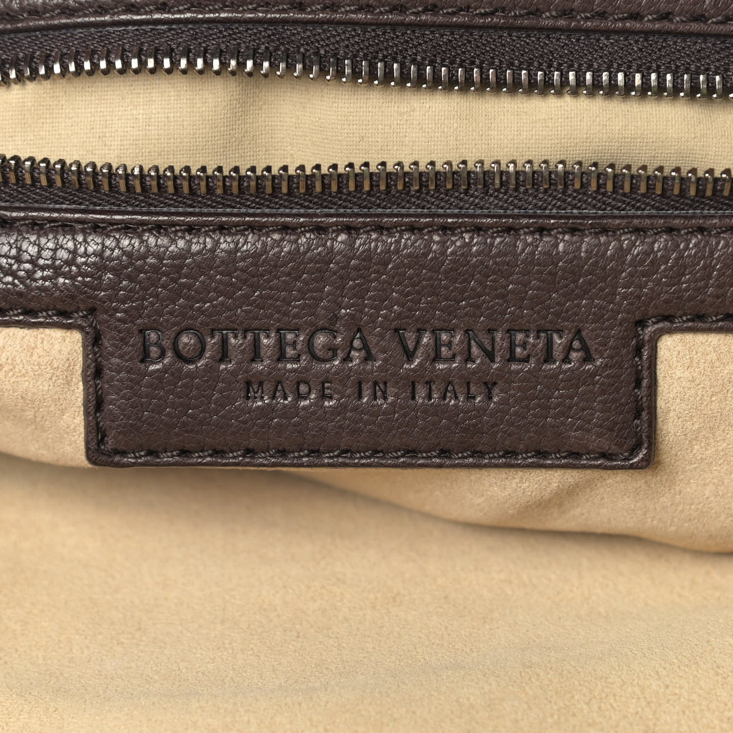 Cervo Deerskin Woven Hobo Ebano
