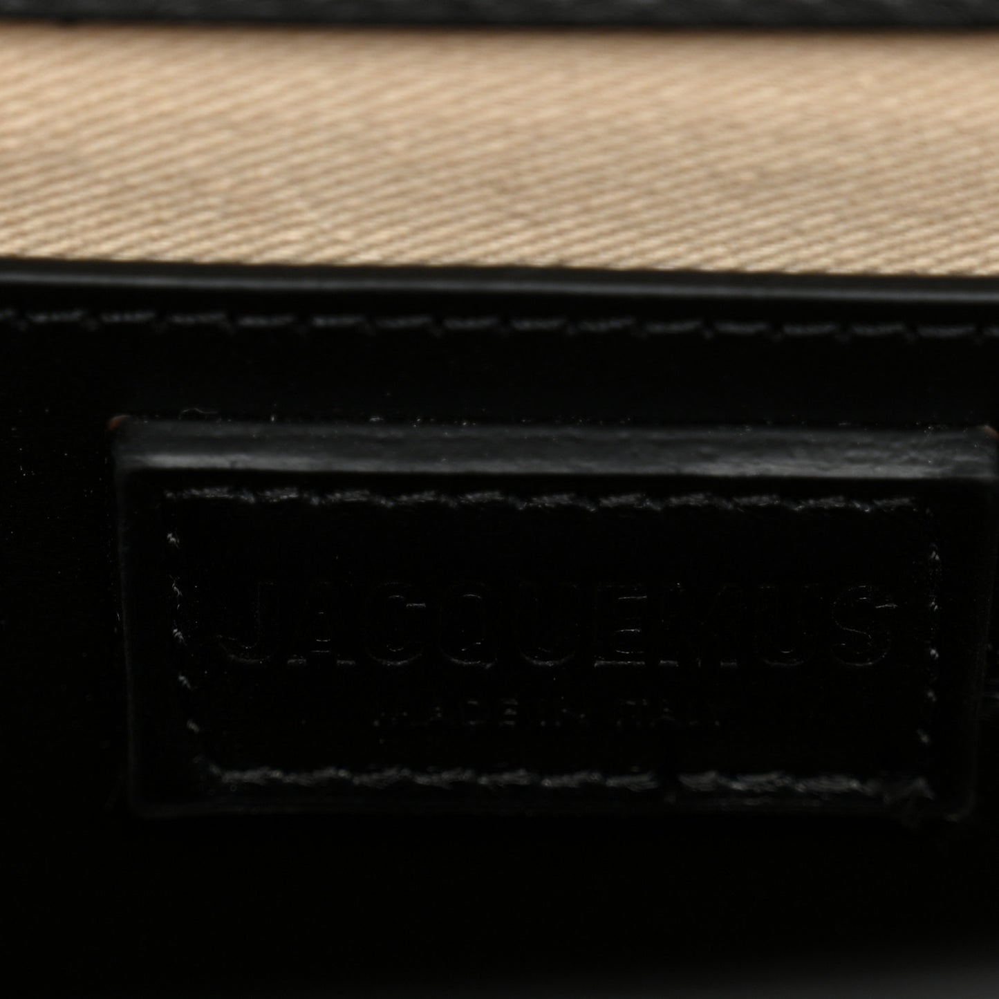 Smooth Calfskin Le Bambinou Black