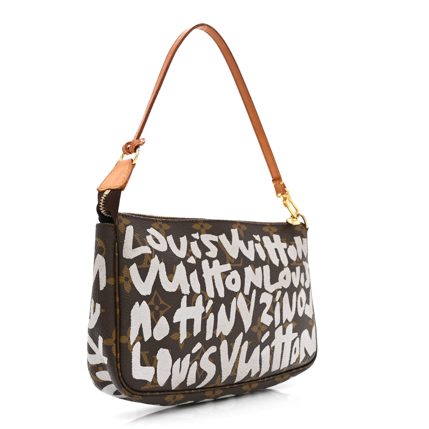 Monogram Graffiti Pochette Accessories Silver