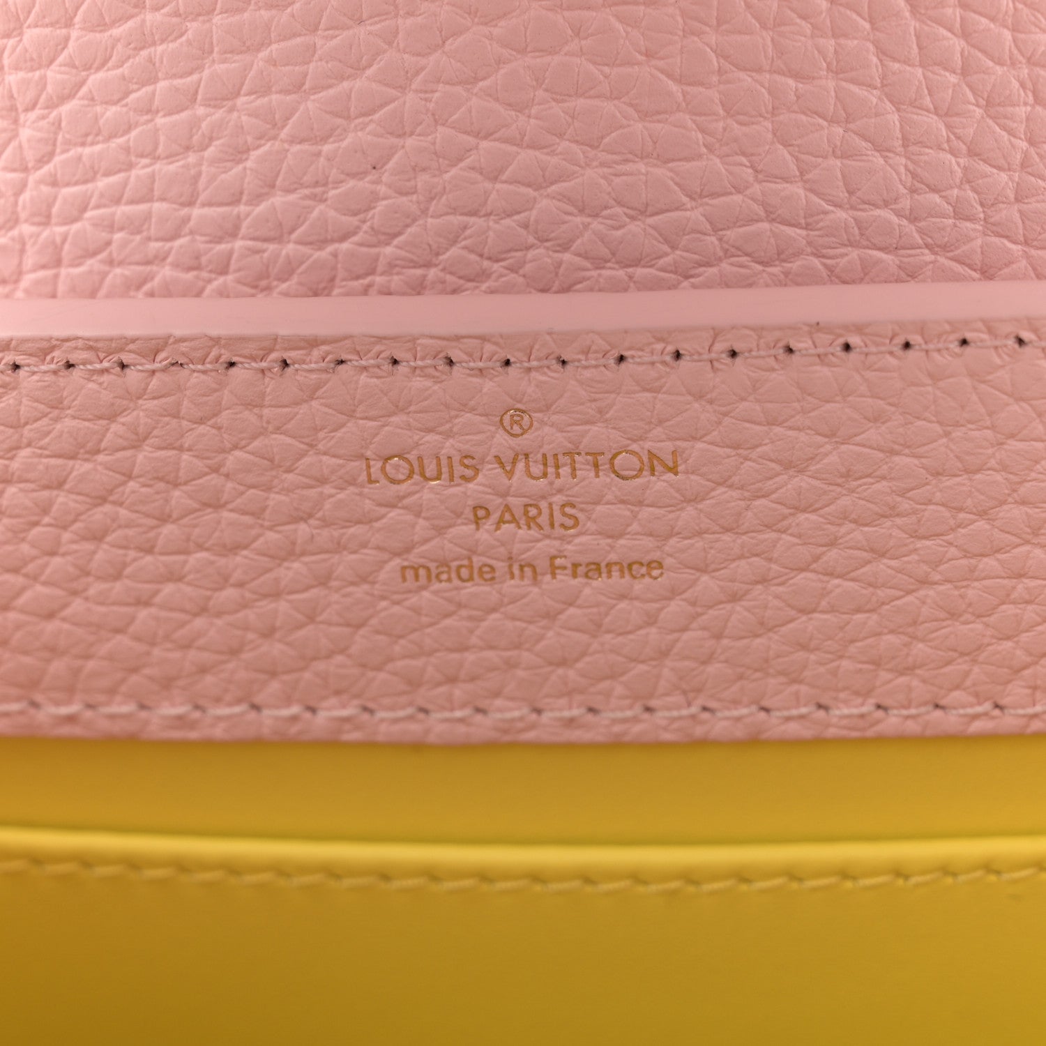 Louis Vuitton Taurillon Flower Chain Mini Capucines Pink 6 of 10