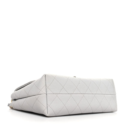 Chanel Caviar Quilted City Walk Flap Light Grey 4 of 10